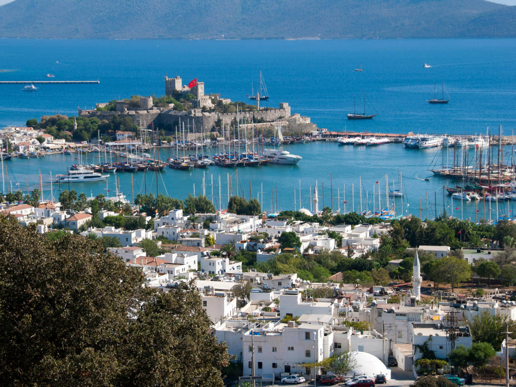 Il porto di Bodrum sul Mar Egeo